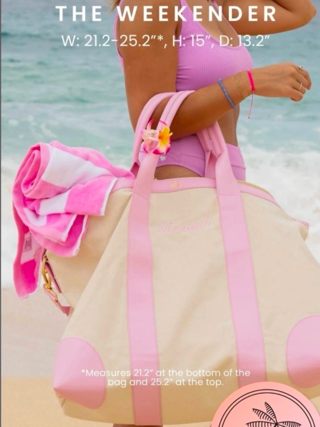Nwt Stoney Clover Lane Weekend Canvas Tote